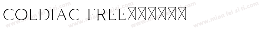 coldiac free字体转换